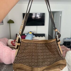 Brown Designer Shoulder Bag